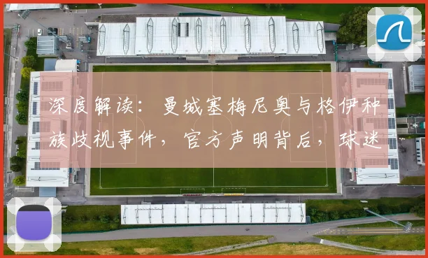 深度解读:曼城塞梅尼奥与格伊种族歧视事件,官方声明背后,球迷如何理性看待?